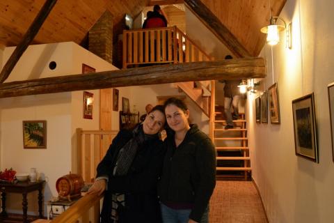 Borvák pincészet belső tere